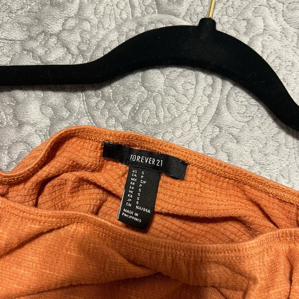 Orange Off-Shoulder Top - Picture 7 of 7